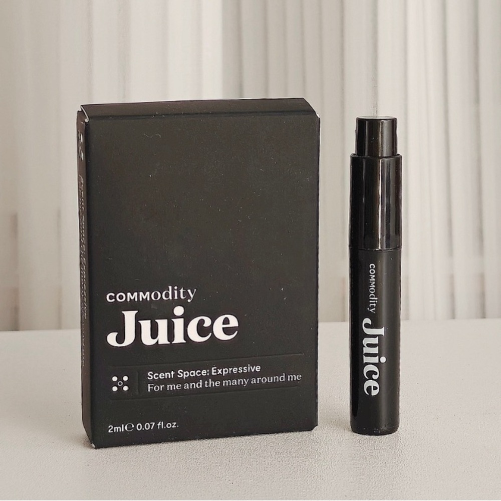 COMMODITY JUICE Scent Space EXPRESSIVE 4 Sample 0.07 oz/2 ml SPRAY Travel New